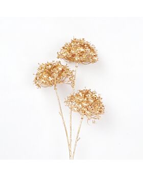 3 branch Dandelion Glf - Gold