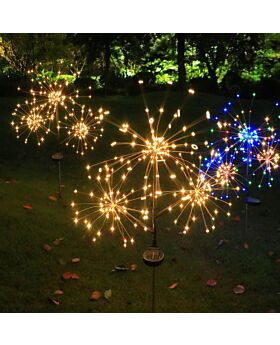 3 Branch LED Fireworks Solar Lld