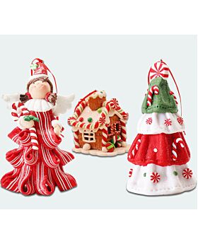 3D Clay Ornament Xmas