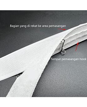 Crystal Velcro dengan Pengait Bdp