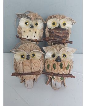 Forest Woodland Boneka Binatang Owl Besar Xmas