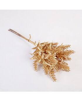 Pine Cone Tree Bunch Glf - Gold