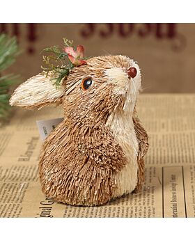 Forest Woodland Boneka Binatang Xmas - Kelinci