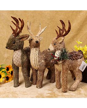 Forest Woodland Boneka Binatang Xmas - Rusa